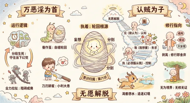 執著(三) - 心性修行圖解